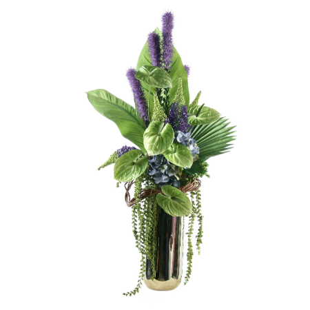 Green antherium arrangement