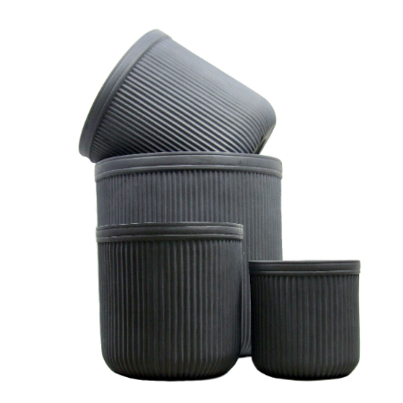 Grey planters set of 4